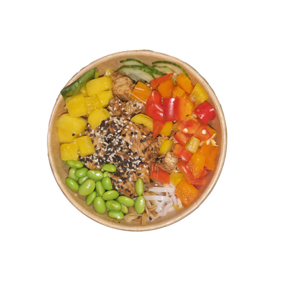 Teriyaki Chicken Poke Bowl