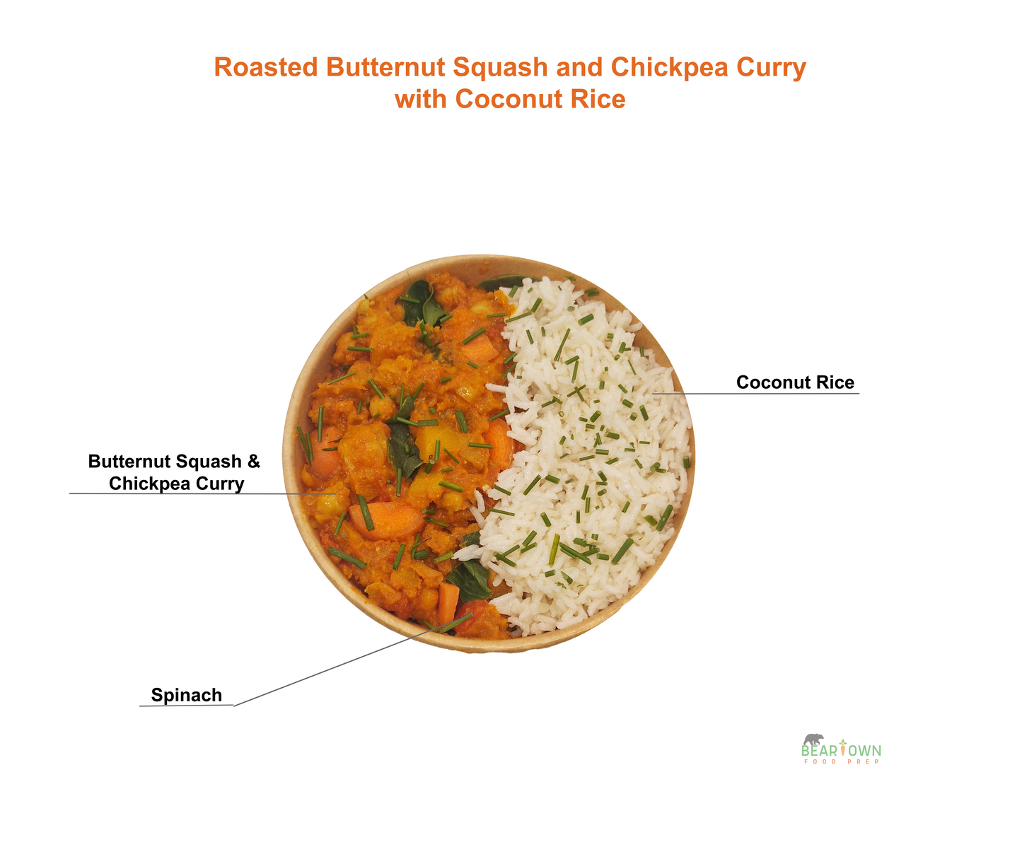 Roasted Butternut Squash & Chickpea Curry with Coconut Rice